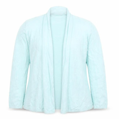 Dunnes Women Blue Lightweight Long Sleeve Open Cardigan Size 12