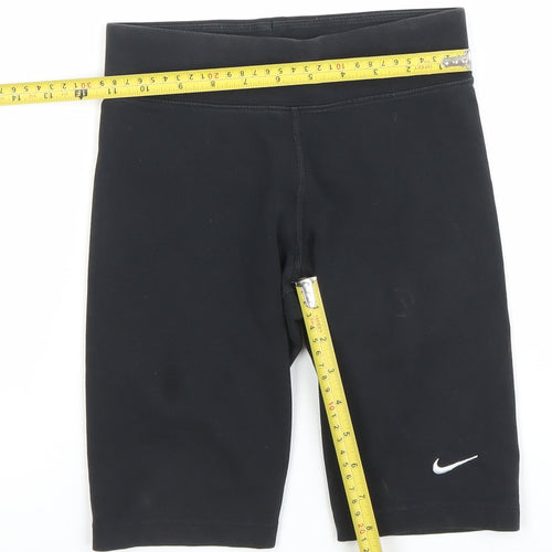 Nike Women's Black XS Biker Activewear Shorts Stretch Cotton