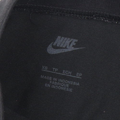 Nike Women's Black XS Biker Activewear Shorts Stretch Cotton