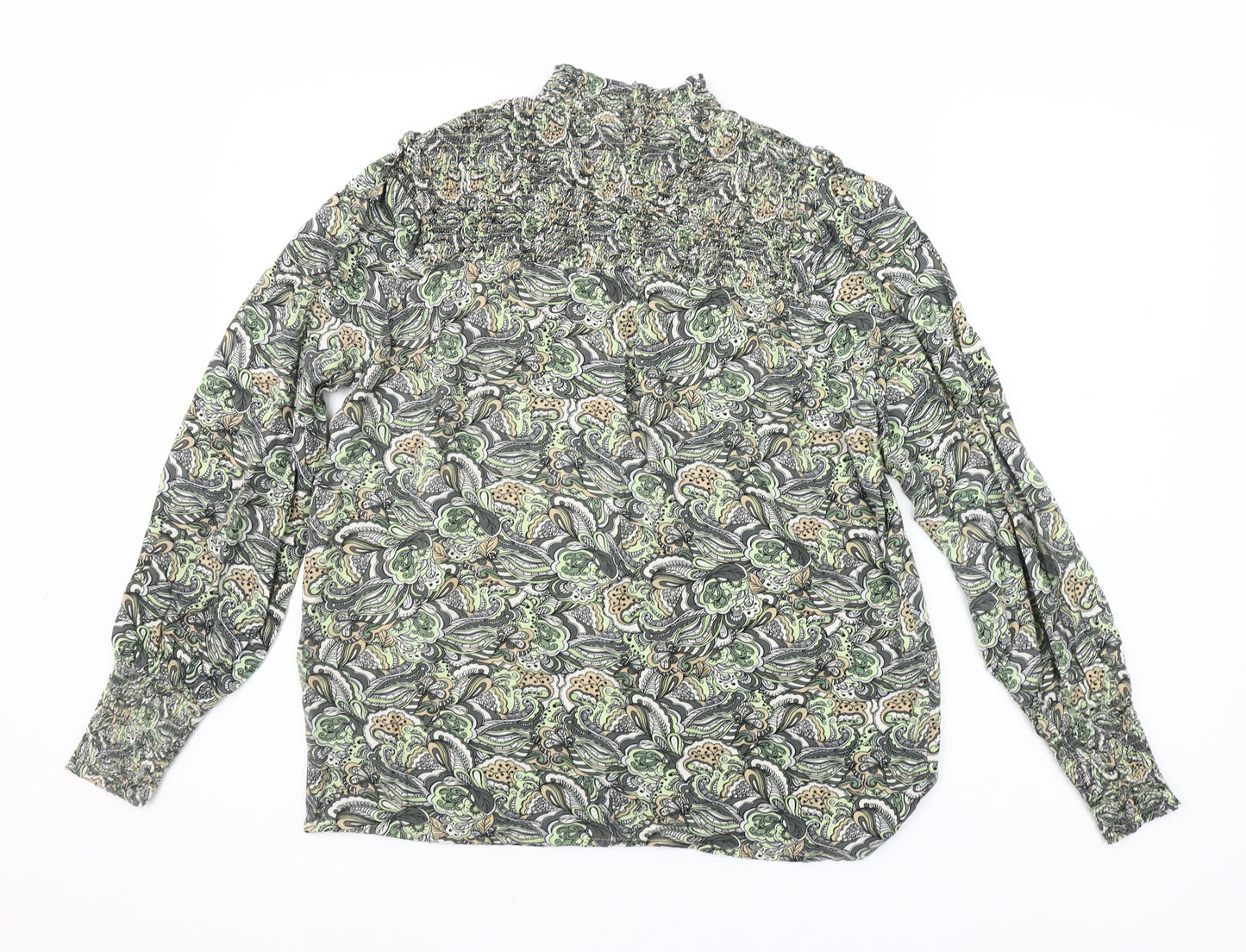Soyaconcept Women's Multicoloured Floral Viscose Tunic Blouse Size S