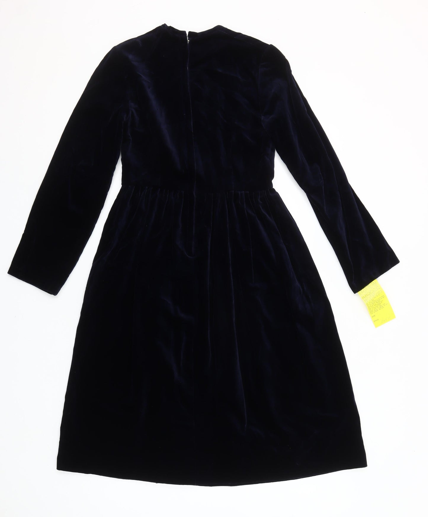 Peter Day Women's Blue Velvet A-Line Knee Length Dress Size 6