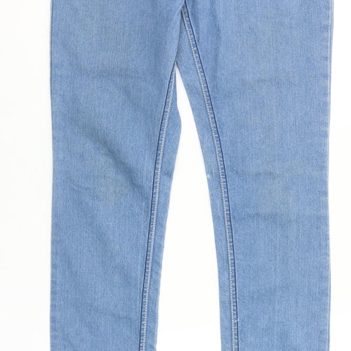 Blue Mid Waist Slim Fit Women’s Jeans Cotton Blend Size 30