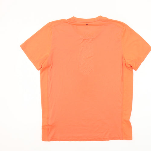 Adidas Men’s Orange Running T-Shirt Size M BMW Berlin Marathon Lightweight