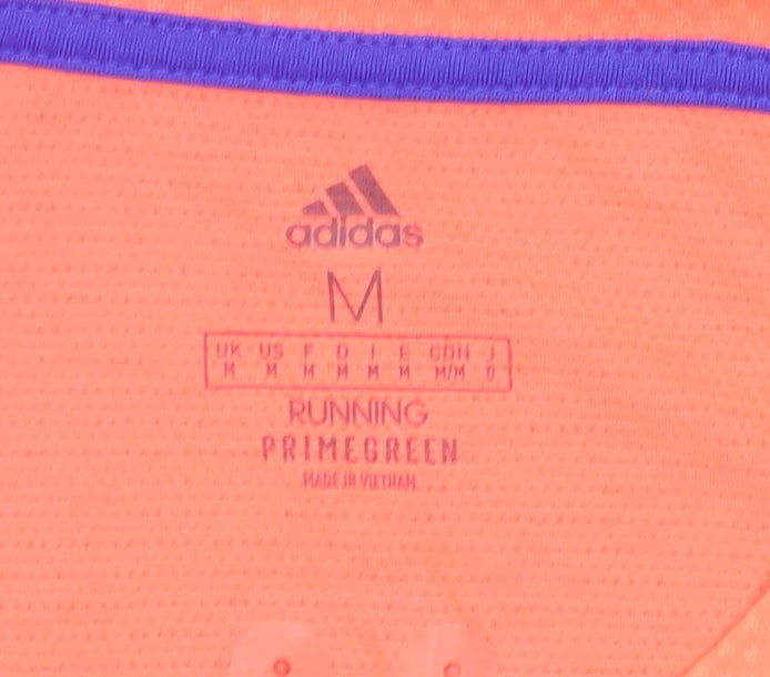 Adidas Men’s Orange Running T-Shirt Size M BMW Berlin Marathon Lightweight