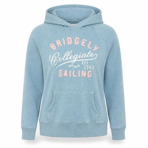 H&M L.O.G.G Women Blue Collegiate Sailing Pullover Hoodie Size M