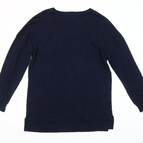 Tommy Hilfiger Men's Blue Cotton Long Sleeve Pyjama Top M