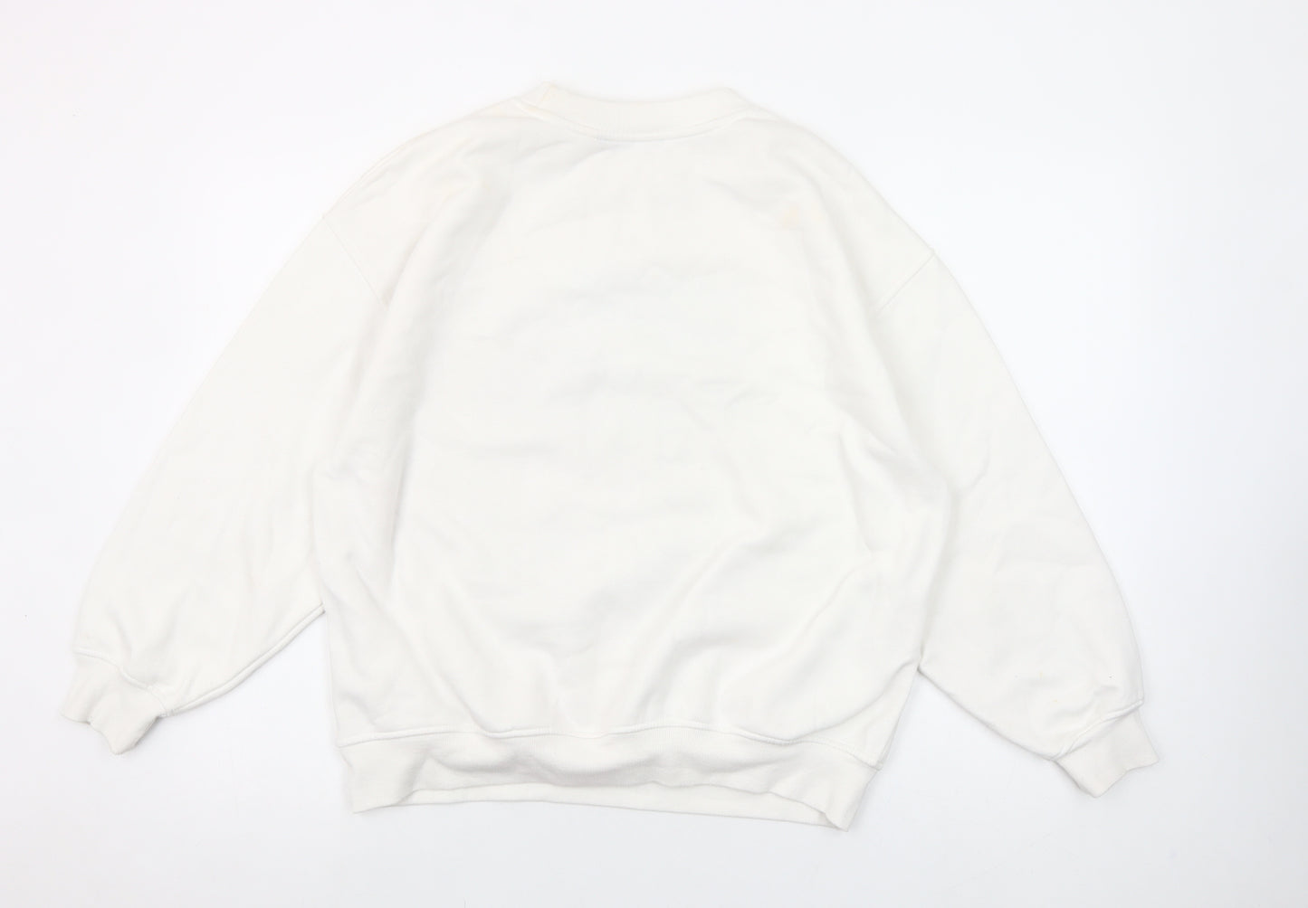 Dunnes Women Cream New York City Graphic Pullover Sweatshirt M