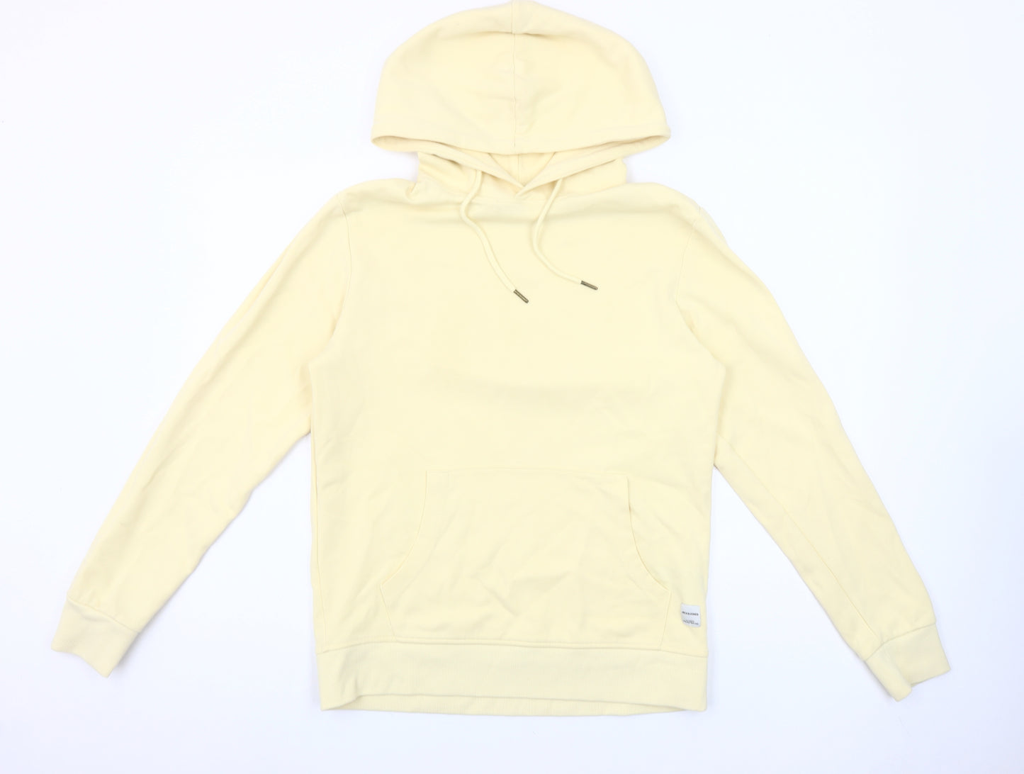 Jack & Jones Men’s Beige Pullover Hoodie Size L Regular Fit