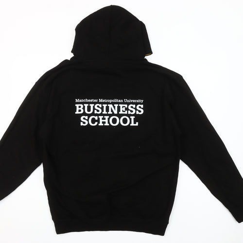 Just Hoods by AWDis Black Yellow L Pullover Hoodie Manchester Metropolitan University Women’s Sweatshirt