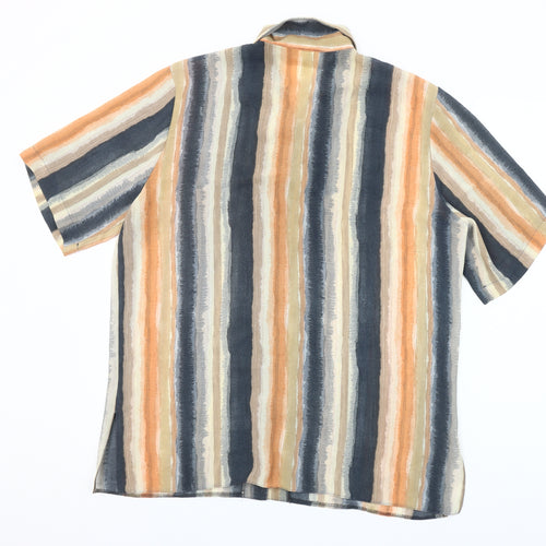 Michael Gold London Women's Multicoloured Striped Blouse L
