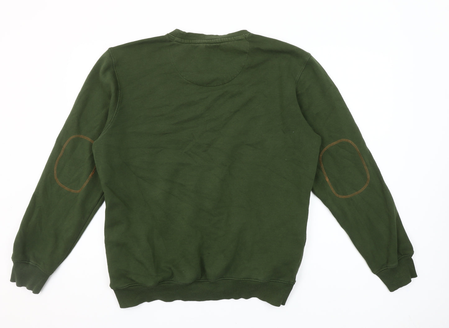 Bare Denim Men's Green Aviation Pullover Sweatshirt L