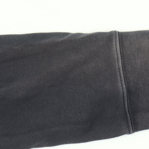 Lacoste Men’s Black Full Zip Hoodie Size L Cotton Regular Fit
