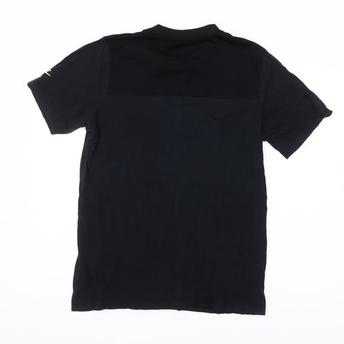 Nike Men's Black Logo Sports T-Shirt M Regular Fit Crew Neck