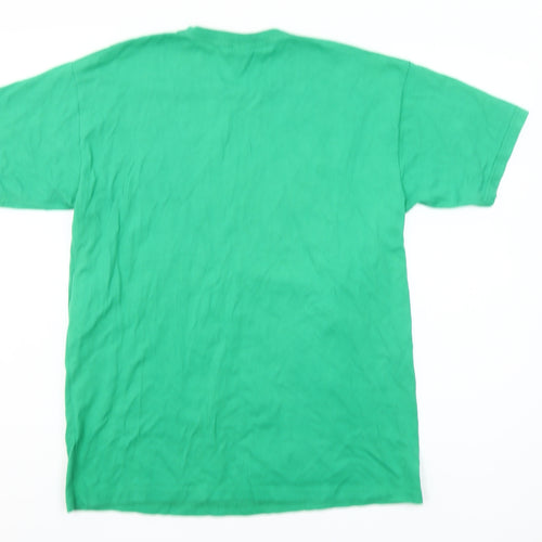 Fruit of the Loom Men's Green St Patrick's Day Graphic T-Shirt Medium