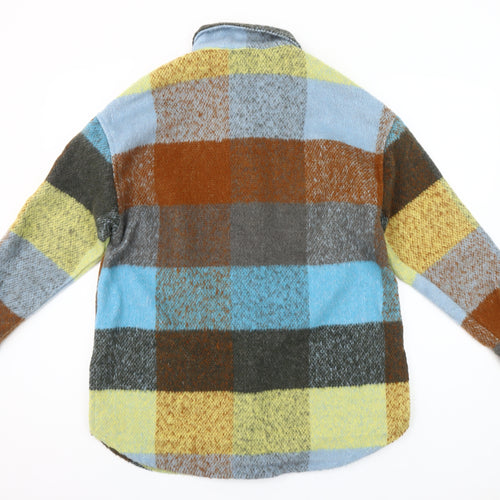 Primark Women’s Multicoloured Check Coatigan Size S 10-12