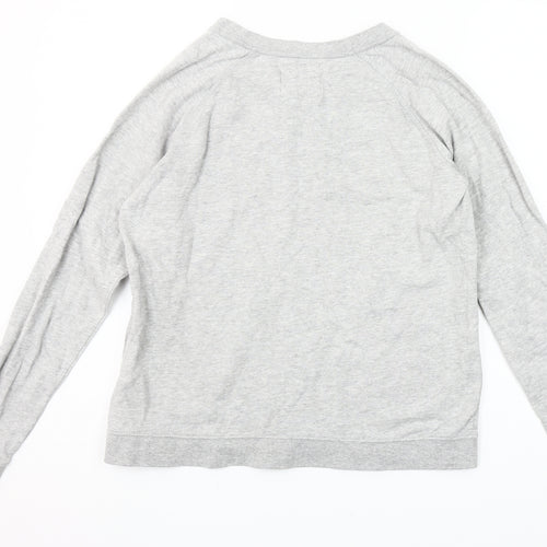 Fat Face Womens Grey Weekend Graphic Sweatshirt UK 10