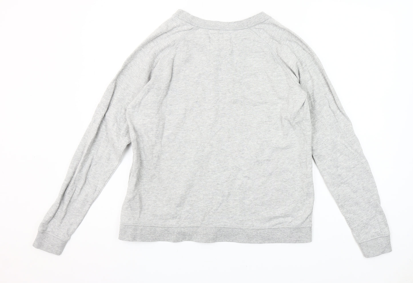 Fat Face Womens Grey Weekend Graphic Sweatshirt UK 10