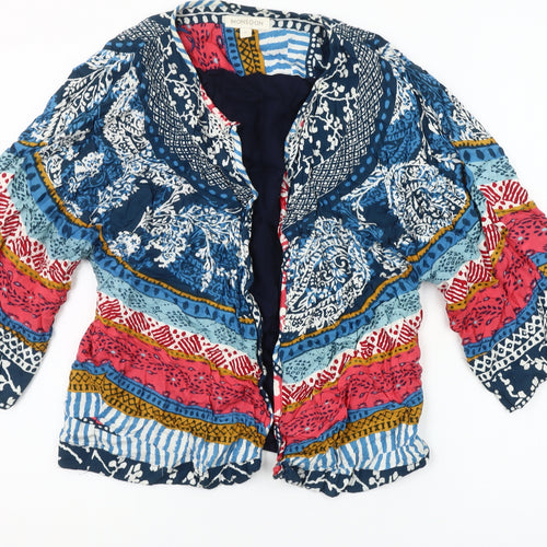 Monsoon Women’s Multicoloured Bohemian Kimono Blouse Size S