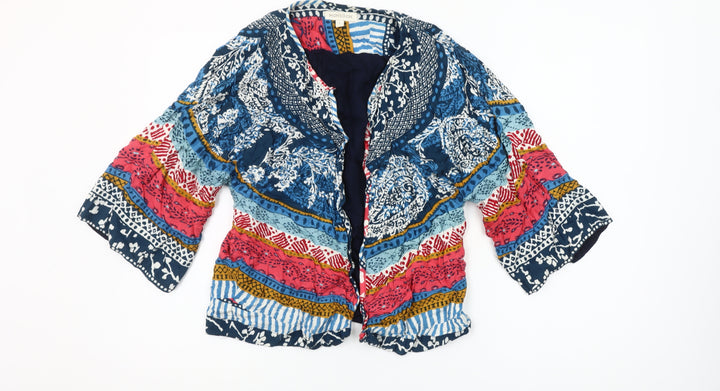 Monsoon Women’s Multicoloured Bohemian Kimono Blouse Size S