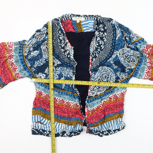 Monsoon Women’s Multicoloured Bohemian Kimono Blouse Size S