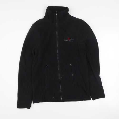 Pro RTX Men's Black Fleece Full Zip Jacket Size S Embroidered Workwear