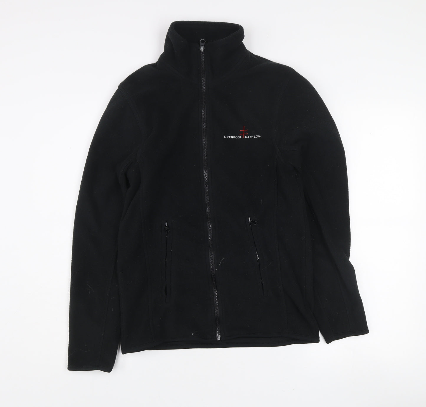Pro RTX Men's Black Fleece Full Zip Jacket Size S Embroidered Workwear
