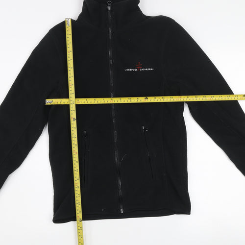 Pro RTX Men's Black Fleece Full Zip Jacket Size S Embroidered Workwear