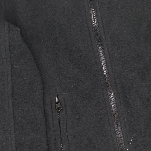 Pro RTX Men's Black Fleece Full Zip Jacket Size S Embroidered Workwear