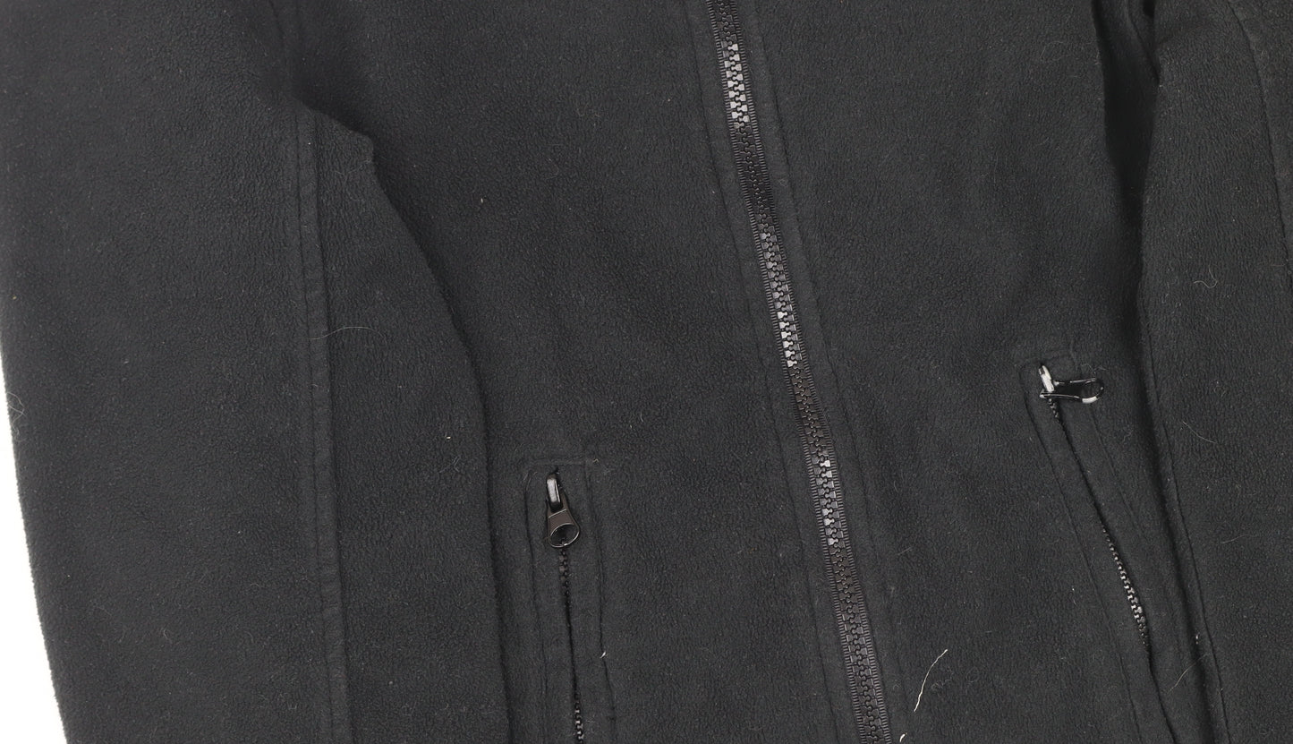Pro RTX Men's Black Fleece Full Zip Jacket Size S Embroidered Workwear