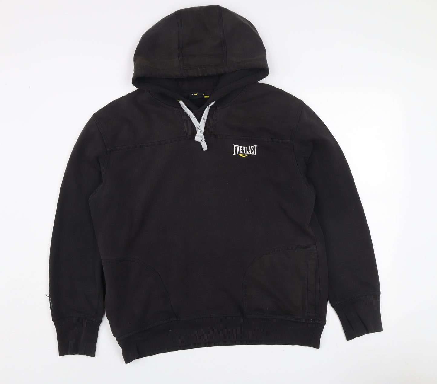 Everlast Men's Black Pullover Hoodie M Regular Fit Sportswear