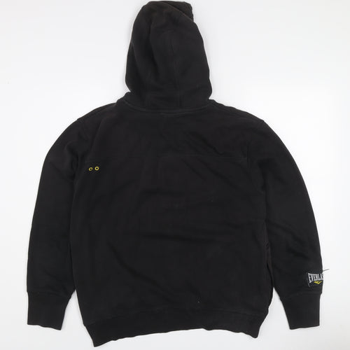 Everlast Men's Black Pullover Hoodie M Regular Fit Sportswear
