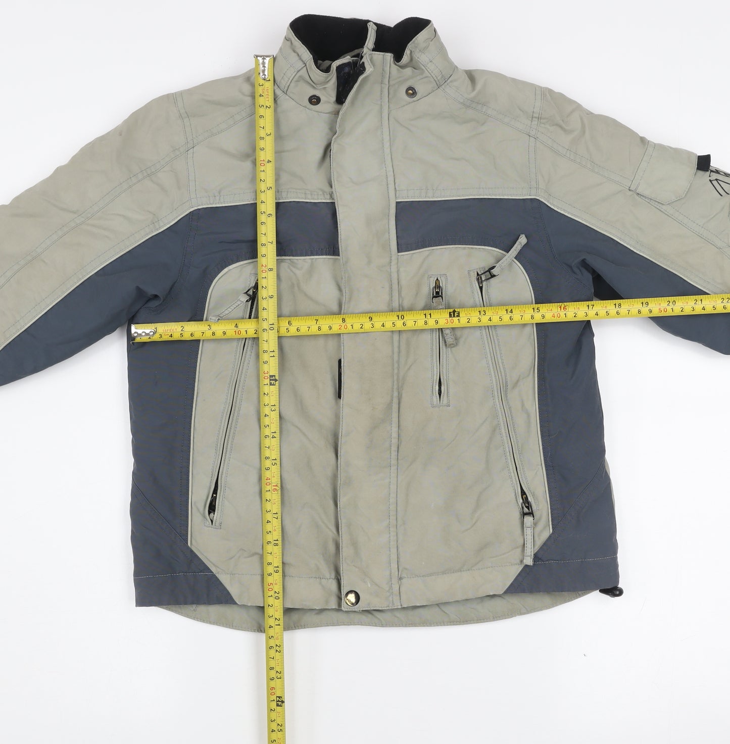 Scruffs Boys Grey Puffer Jacket 5-6 Years Winter Hooded Waterproof Coat