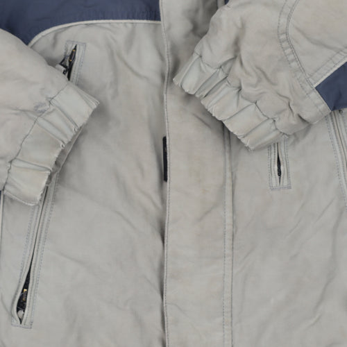 Scruffs Boys Grey Puffer Jacket 5-6 Years Winter Hooded Waterproof Coat