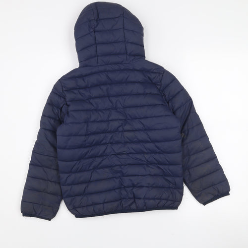 Berghaus Boys Blue 7-8 Years Hooded Puffer Jacket Lightweight Coat