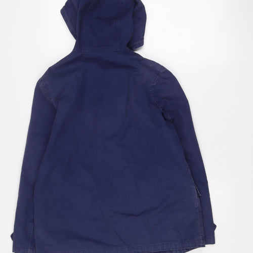Joules Womens Blue Waterproof Breathable Hooded Jacket UK 10