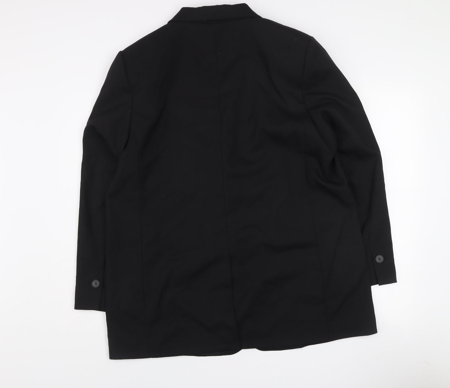 H&M Women's Black Two-Button Tailored Blazer Size M