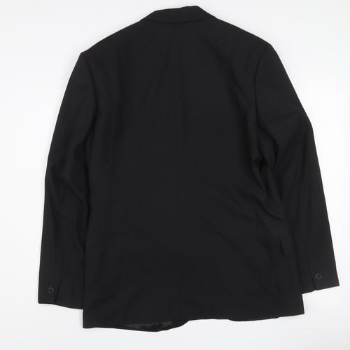 ASOS Design Women's Black Single-Breasted Blazer Jacket Size 38 Regular