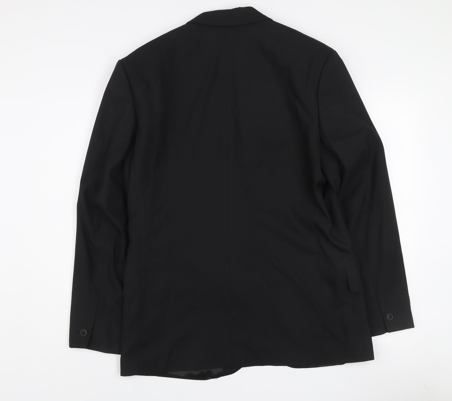 ASOS Design Women's Black Single-Breasted Blazer Jacket Size 38 Regular