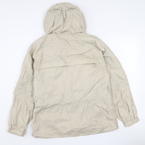 Magellan's Women's Beige Hooded Nylon Anorak Jacket Size M