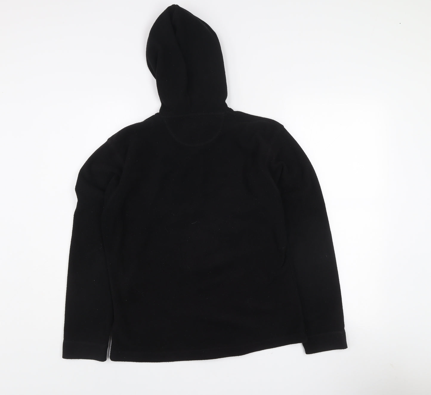 Peter Storm Womens Black Fleece Hooded Full Zip Jacket Size 14