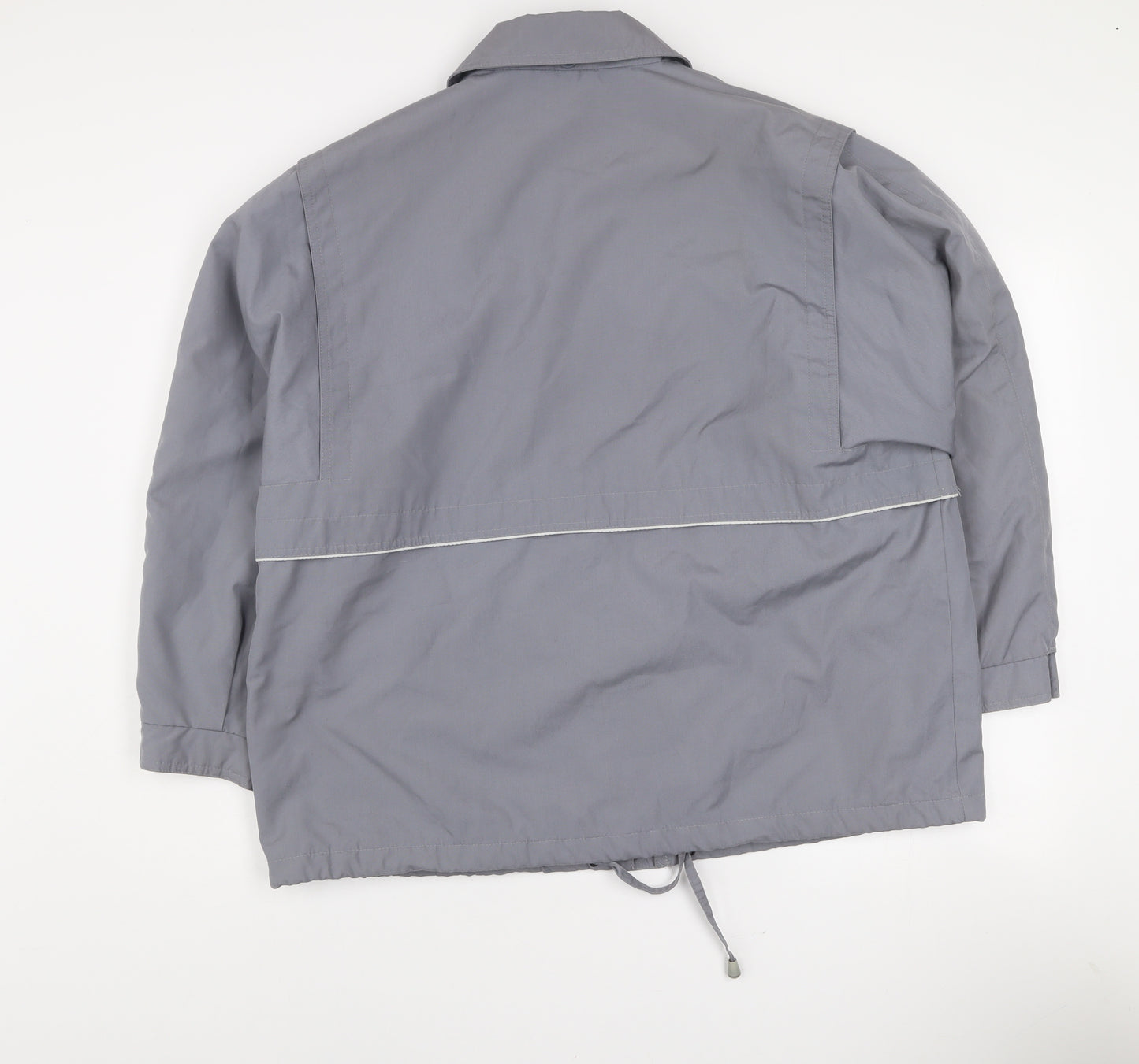Tehomac Men’s Grey L Mid-Length Casual Polyester Jacket
