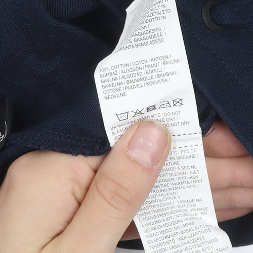 Lonsdale Men’s Blue Athletic Jersey Shorts S – Drawstring Waist Gymwear