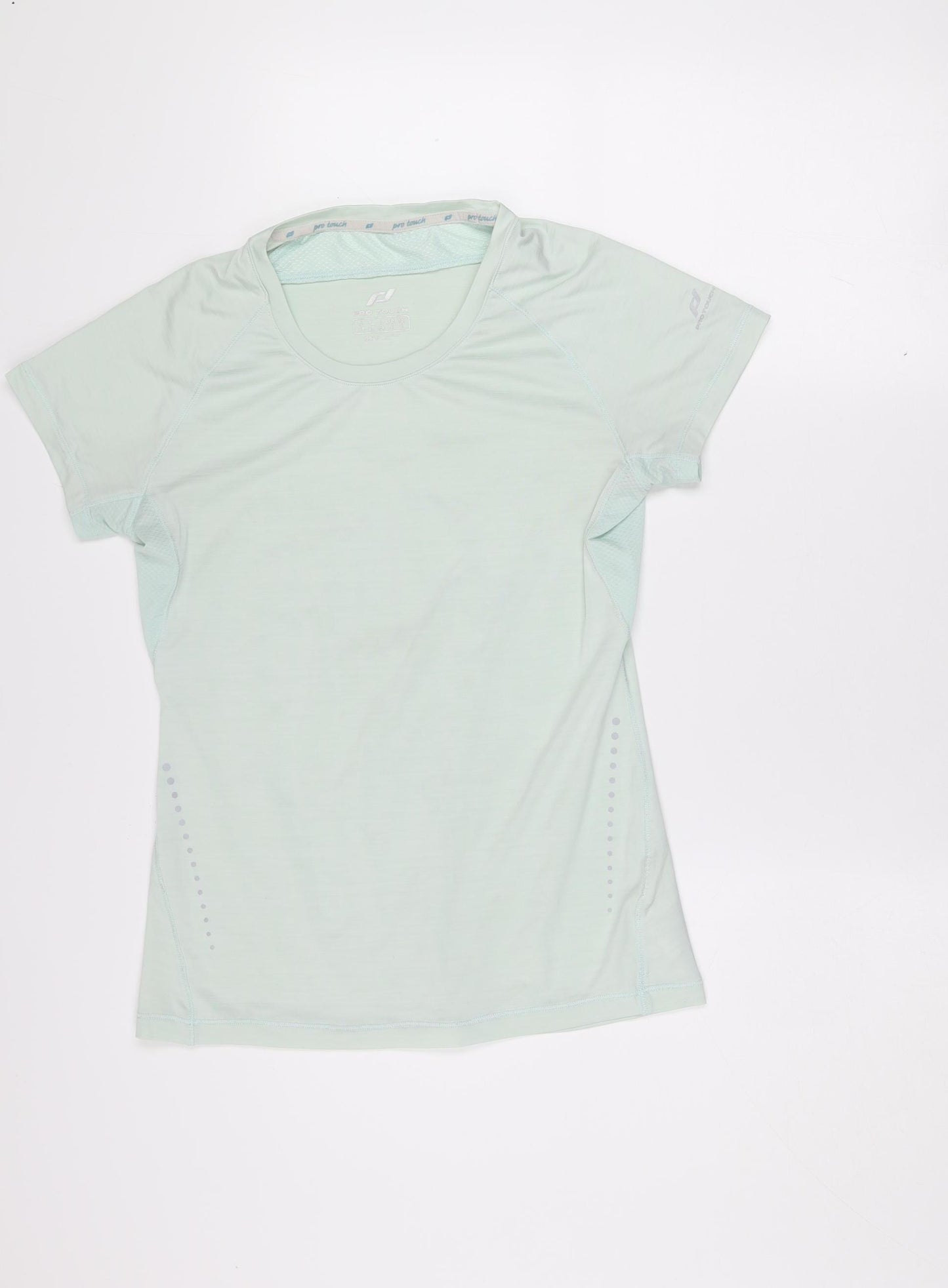 Pro Touch Women Green Size 12 Athletic Short Sleeve Running Top