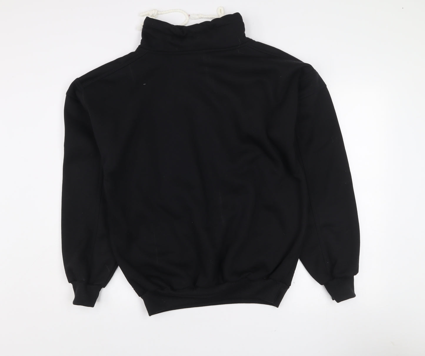 Future Design Women's Black Pullover Sweatshirt Australia Embroidered M
