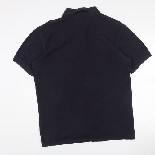 Tommy Hilfiger Men’s Black XL Polo Shirt 100% Cotton Short Sleeve