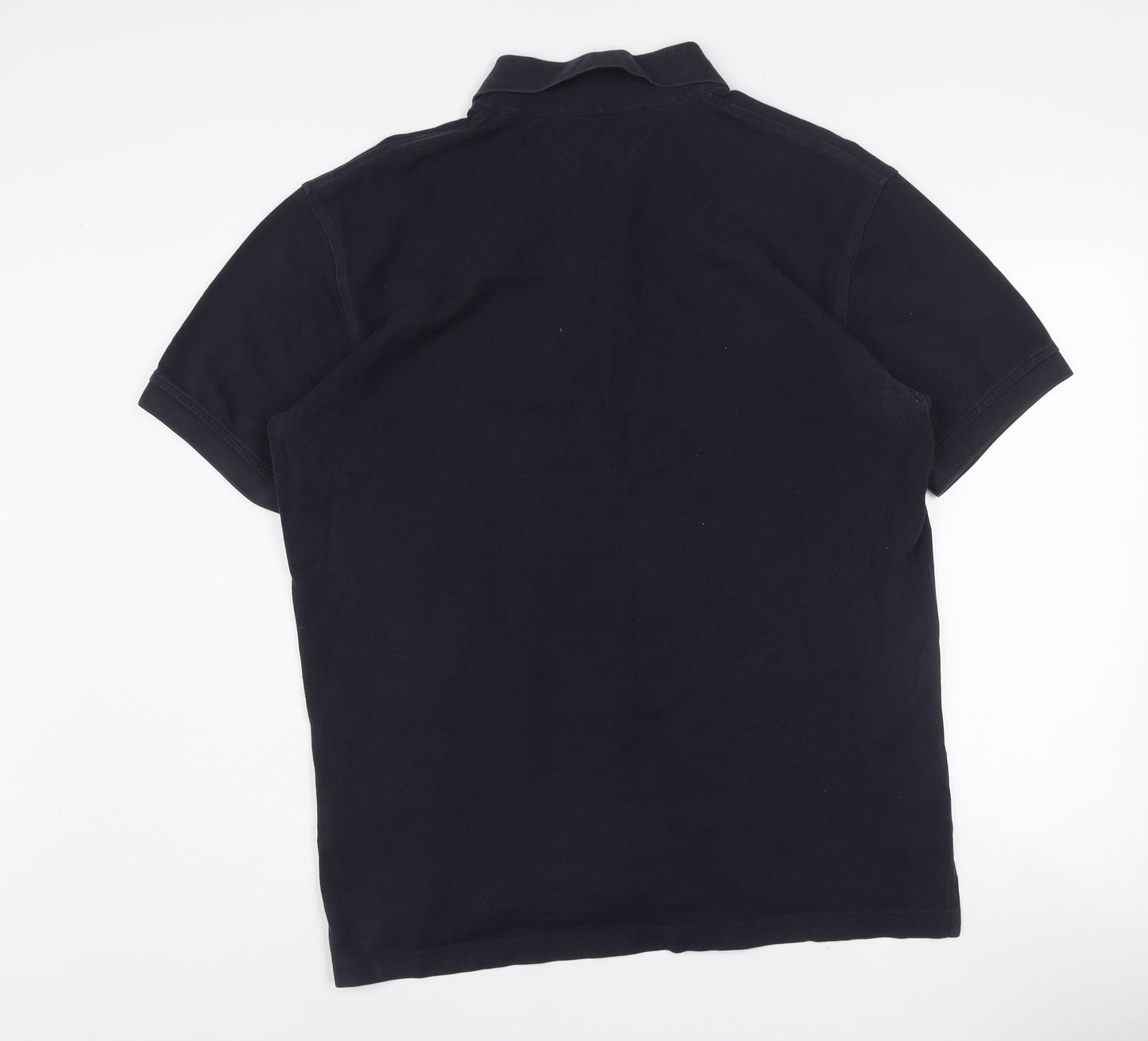 Tommy Hilfiger Men’s Black XL Polo Shirt 100% Cotton Short Sleeve