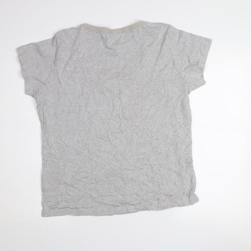 Maine New England Women’s Grey Size 18 Cotton Scoop Neck T-Shirt