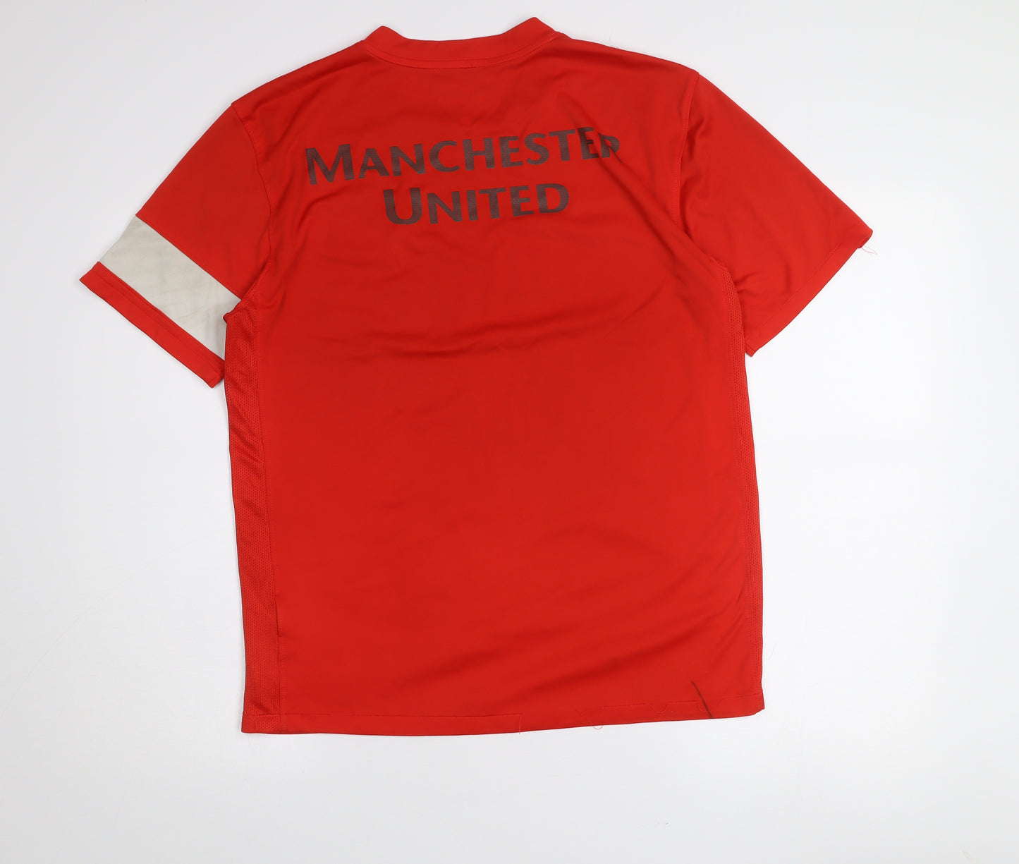 Nike Men’s Red Manchester United Dri-FIT Short Sleeve Athletic Jersey T-Shirt M