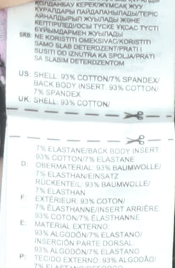 Adidas Women Pink Geometric Print Ankle Leggings Size 12 Cotton Stretch