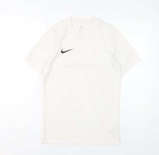 Nike Men's White Dri-Fit Athletic T-Shirt Size S Moisture Wicking